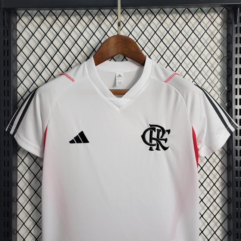 Kit Infantil Flamengo Treino 23/24 - Branco - My Store