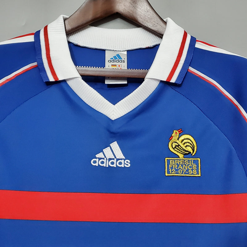 Camisa França Titular 1998 - Versão Retro - My Store