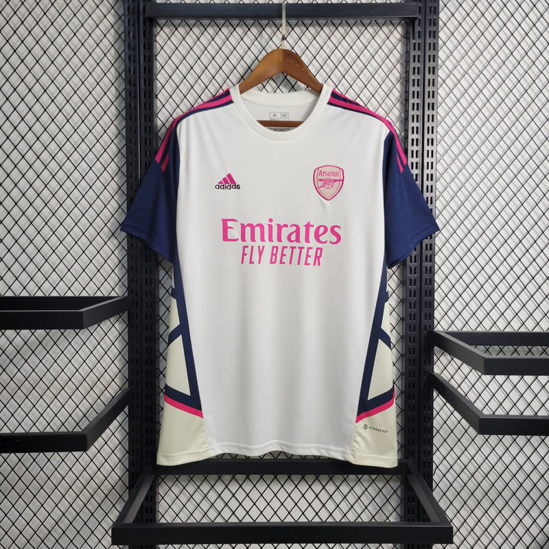 Camisa Arsenal Treino Branco 23/24 - Adidas Torcedor Masculina - Lançamento - My Store