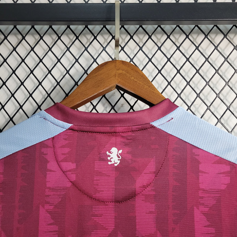 Camisa Aston Villa Home 23/24 Castore Torcedor Masculina - Lançamento - My Store