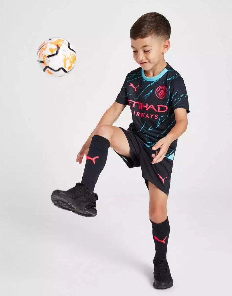 Kit Infantil Manchester City Treino 23/24