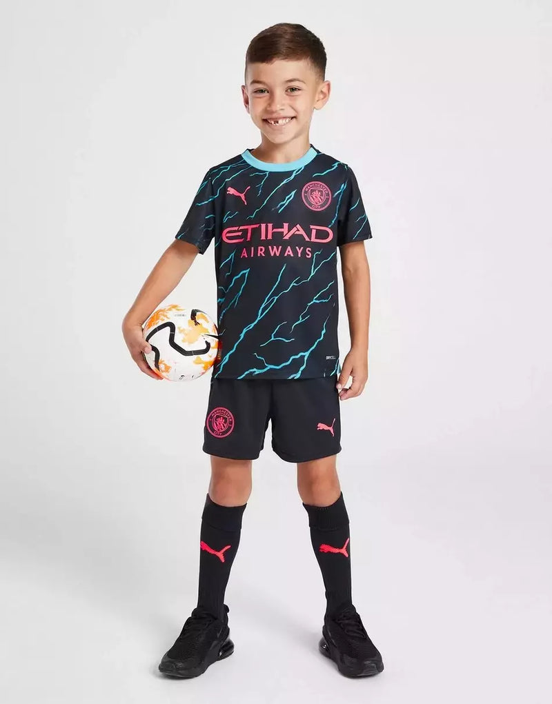 Kit Infantil Manchester City Treino 23/24