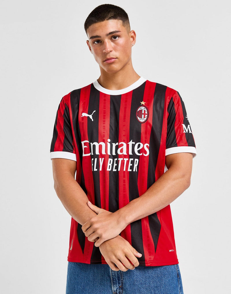 Camisa AC Milan Home  24/25 - PUMA Torcedor Masculina - Lançamento