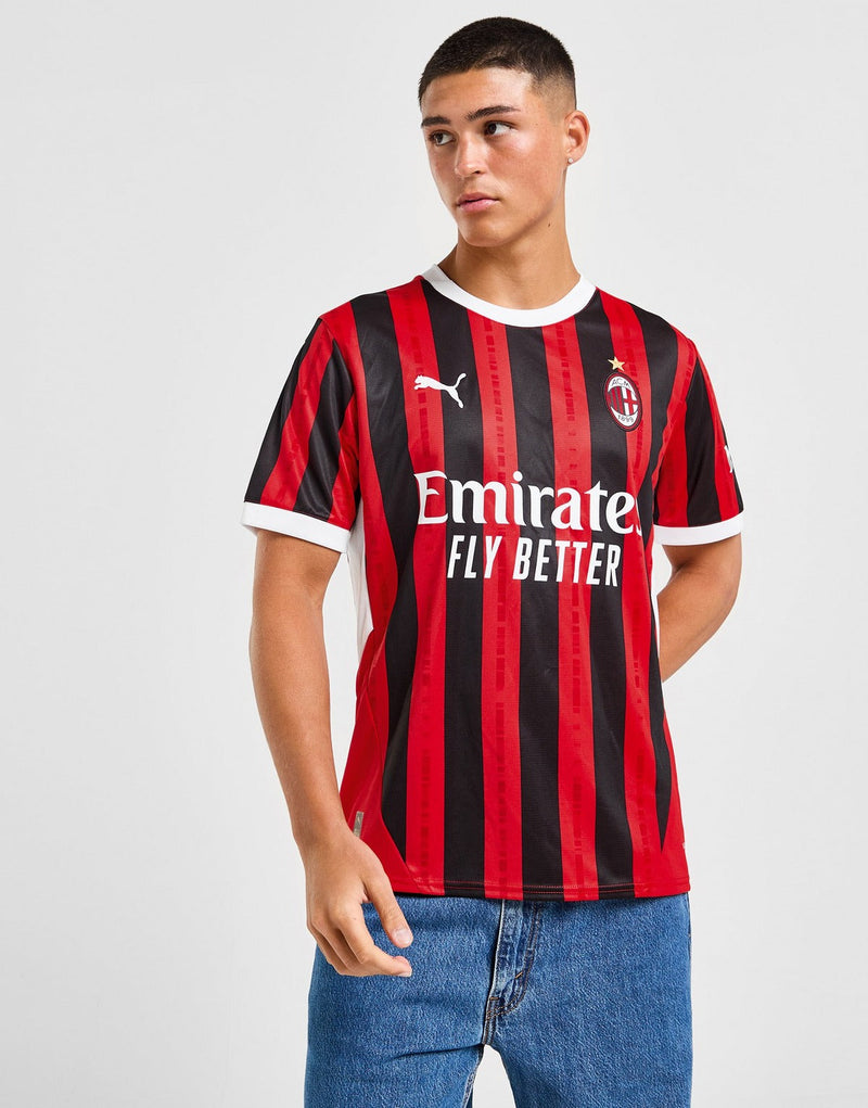 Camisa AC Milan Home  24/25 - PUMA Torcedor Masculina - Lançamento