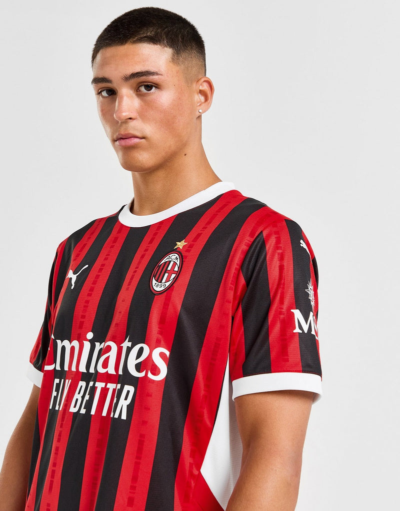 Camisa AC Milan Home  24/25 - PUMA Torcedor Masculina - Lançamento