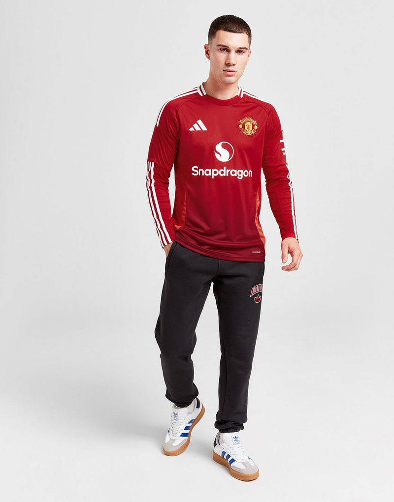 Camisa Manchester unietd Home manga longa 24/25 Adidas - Versão torcedor lançamento