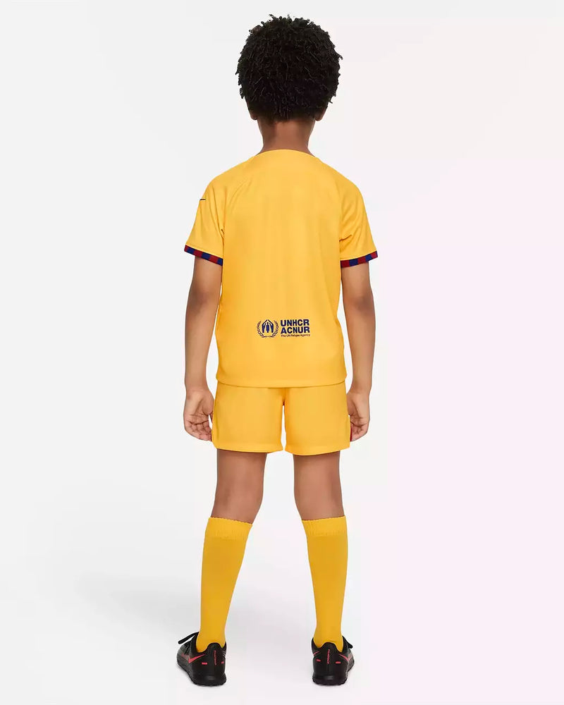 Kit Infantil Barcelona Quarta Camisa 23/24