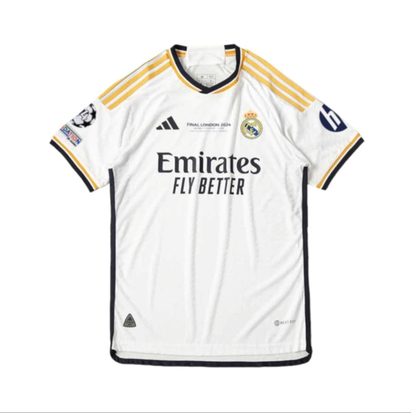 Camisa Real Madrid Home + Patch Champions League
Foundation 24/25 - Adidas Jogador Masculina - Lançamento