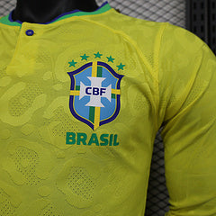 Camisa Brasil manga longa  22/23 Nike - Versão jogador lançamento