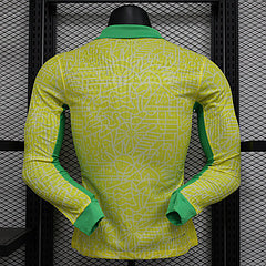 Camisa Brasil manga longa  24/25 Nike - Versão jogador lançamento