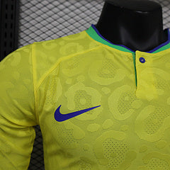 Camisa Brasil manga longa  22/23 Nike - Versão jogador lançamento