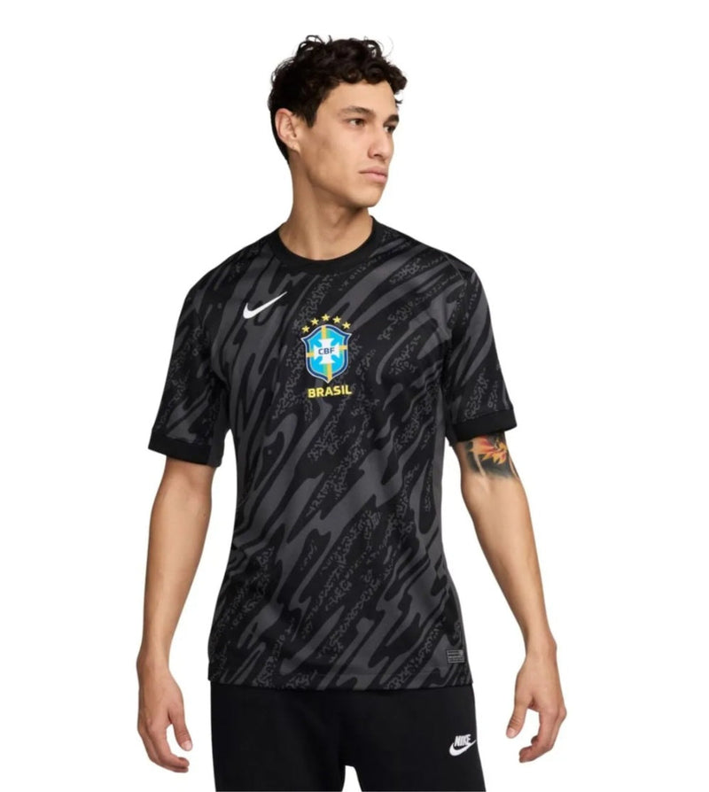 Camisa Brasil Black 24/25 - Nike Torcedor Masculina