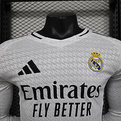 Camisa Real Madrid manga longa  24/25 Adidas - Versão jogador lançamento