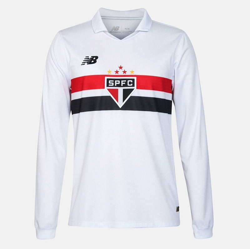 Camisa são paulo manga longa 24/25 New balance - Versão torcedor lançamento